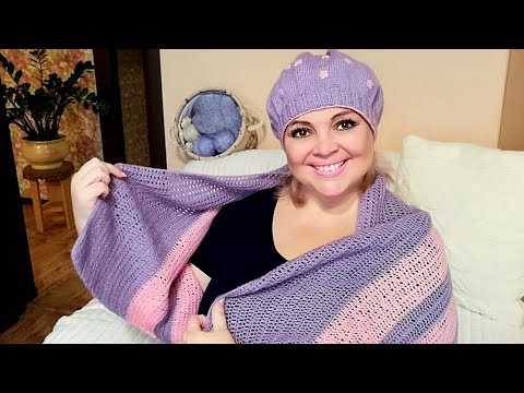 Видео: ШАПОК много не бывает, так СВЯЖУ ещё одну! ПОКАЗ шапок с ПРИМЕРКОЙ 👍🌝 #вязание #шапкаспицами