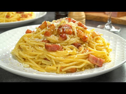 Видео: ПАСТА КАРБОНАРА С БЕКОНОМ - готовится просто, получается Всегда Вкусно!