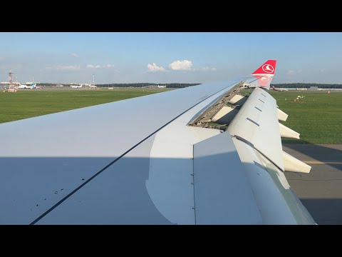 Видео: Turkish Airlines • Airbus A330-303 • TC-JOB • Посадка в аэропорту Внуково