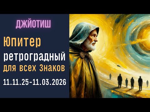 Видео: ⚡Юпитер ретроградный (в экзальтации) 11.11.2025 - 11.03.2026 | Для всех знаков | Джйотиш