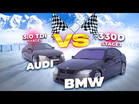 Видео: BMW 330D 300+ VS Audi A5 3.0tdi 300+ Чей дизель лучше? Audi quattro