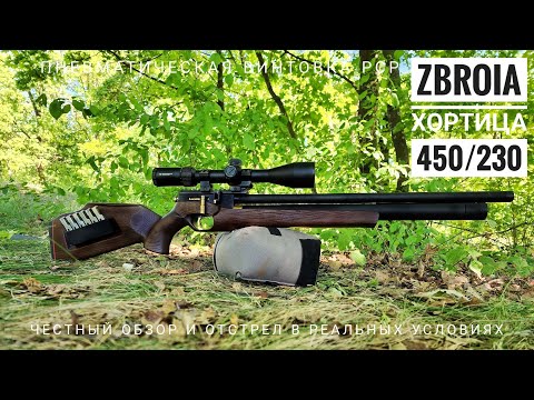Видео: Пневматическая винтовка Zbroia Хортица 450/230. Честный обзор, полевой тест, оценки.