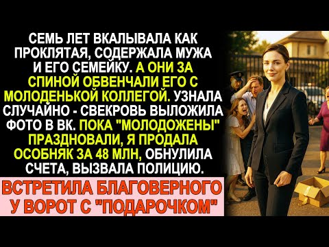 Видео: Муж тайно женился на любовнице. Продала наш дом за 48 млн — он орал под воротами как резаный