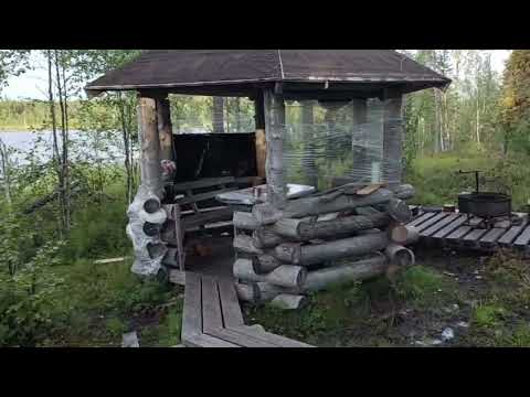 Видео: Обзор избы на берегу озера Пяозеро № 330