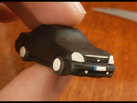 Видео: Lada Priora Урок как слепить машинку из пластилина | Tutorial how to sculpt car from clay LADA