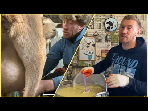 Видео: И КОЗУ ПОДОИЛ, И СЫР НАВАРИЛ 🐐🧀