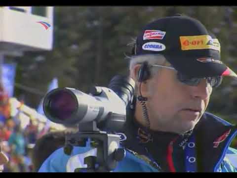 Видео: биатлон кубок мира 2005-2006 6 этап антхольц-антерсельва гонка преследования женщины