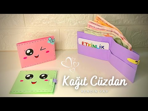 Видео: КАК СДЕЛАТЬ БУМАЖНЫЙ КОШЕЛЕК 💰💳💸🤩 ORIGAMI WALLET