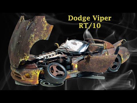 Видео: Restoration Dodge Viper RT/10, Реставрация масштабной модели автомобиля Dodge Viper RT/10