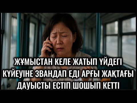 Видео: ЖҰМЫСТАН КЕЛЕ ЖАТЫП,ҮЙДЕГІ КҮЙЕУІНЕ ЗВАНДАП ЕДІ,АНА ЖАҚТАҒЫ ДАУЫСТЫ ЕСТІП,ШОШЫП ЖЫЛАДЫ😱