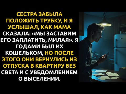 Видео: СЕСТРА забыла положить ТРУБКУ, и я услышал, как МАМА СКАЗАЛА: «Мы заставим его заплатить».