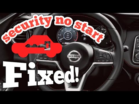 Видео: Мигает подсветка ключа Nissan - постоянно горит. Не заводится. Устранение неполадок!