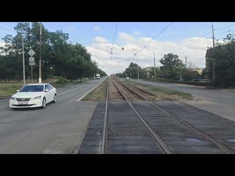 Видео: Линия на АО Каустик ч. 1 | Tatra T3 ВЗСМ | Бортовой Номер 3035 | на Маршруте 11 | г. Волгоград
