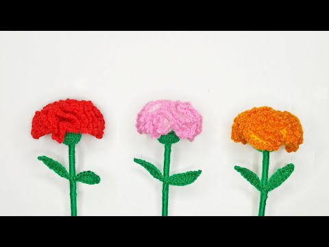 Видео: 🌸 Вы должны это сделать 🌸 Шикарная гвоздика крючком подробный мастер класс 🌸