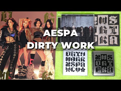 Видео: #распаковка Aespa - Dirty Work версии Dirty Case, Dirty Worker и Dirty Code #kpop #aespa