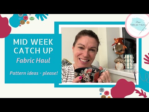 Видео: Chatty Catch Up | Перевозка тканей | идеи выкроек, пожалуйста!