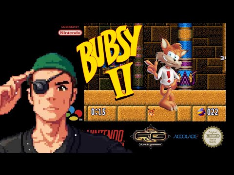 Видео: Обзор на Игру Bubsy II, Отличный 16 Битный Платформер
