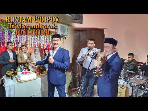 Видео: Rustam G'oipov - Sayramda toyda To'ylar muborak (jonli ijro) / Рустам Ғоипов - Туйлар Муборак жонли😱