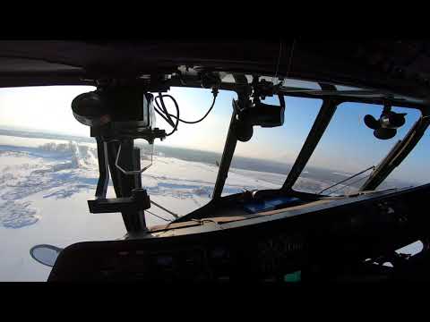 Видео: Полет по кругу глазами пилота вертолета Ми8/ POV video from Mi8 cabin