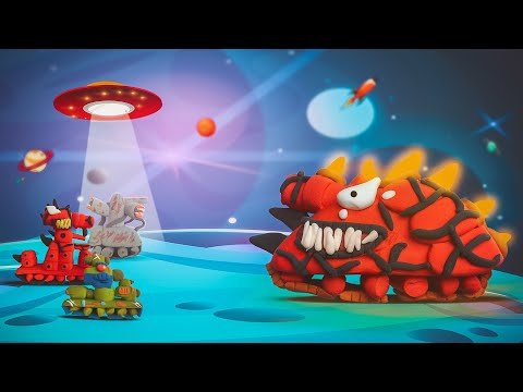 Видео: Железный капут Карнаж убил Сиреноголового с Чумным Доктором ✅ ИСА лепит Танк из пластилина Туториал