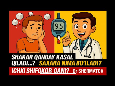 Видео: ШАКАР ҚАНДАЙ КАСАЛ ҚИЛАДИ…? САХРДА НИМА БЎЛАДИ…? ИЧКИ ШИФОКОР ҚАНИ…? Dk_Shermatov efirda!