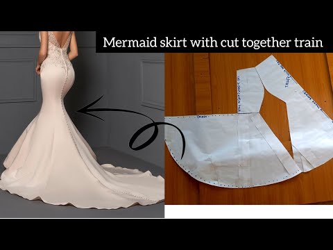 Видео: КАК КРОЙТЕ ЮБКУ-РУСАЛКУ С ПРИШИВНЫМ ШЛЕЙФОМ / ПЛАТЬЕ-РУСАЛКА СО ШЛЕЙФОМ / ЮБКА-РУСАЛКА / АМИНЬ