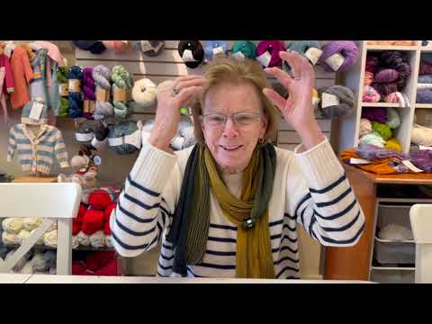 Видео: Умные стратегии вязания. Новая пряжа для свитера книжного клуба.