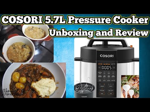 Видео: Новая скороварка COSORI 5.7 л: распаковка и обзор | рецепты в описании