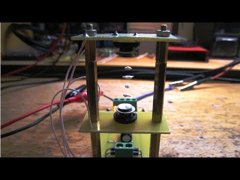 Видео: Акустическая левитация / Acoustic levitation