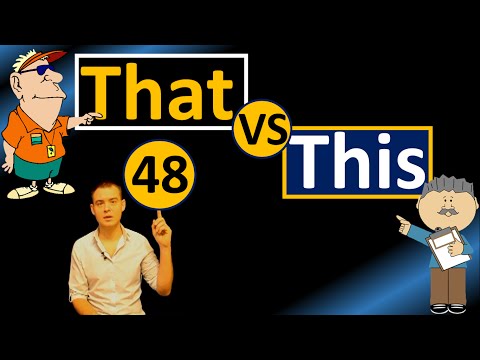 Видео: 48. Английский: THIS - THESE / THAT - THOSE / ЭТОТ - ЭТИ / ТОТ - ТЕ (Max Heart)