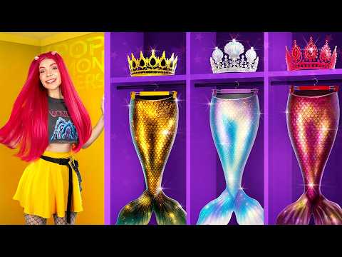 Видео: Мира превращается в K-Pop русалку! Преображение K-Pop Demon Hunters в реальной жизни