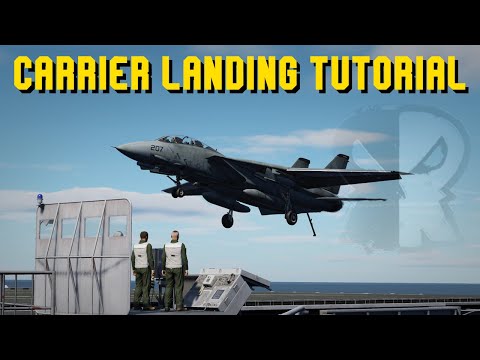 Видео: Учебное пособие по посадке на авианосец DCS F-14 Tomcat Case I