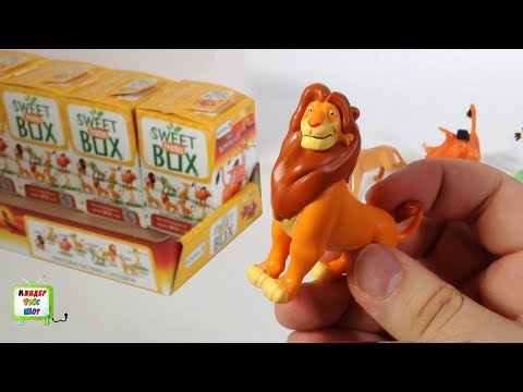Видео: Король Лев Sweet Box коллекция игрушек по мультфильму