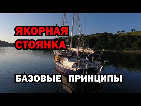 Видео: Якорная стоянка. Выбор места, поведение лодки на якоре, грунт, схемы постановки, влияние рельефа