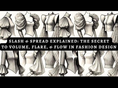 Видео: ОБЪЯСНЕНИЕ РАЗРЕЗА И РАСПРОСТРАНЕНИЯ | Секрет объёма, блеска и струящейся струи в дизайне одежды