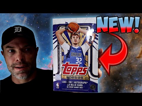 Видео: НОВЫЙ ВЫПУСК 2025-26 Открытие Hobby Box с баскетбольными карточками Topps!