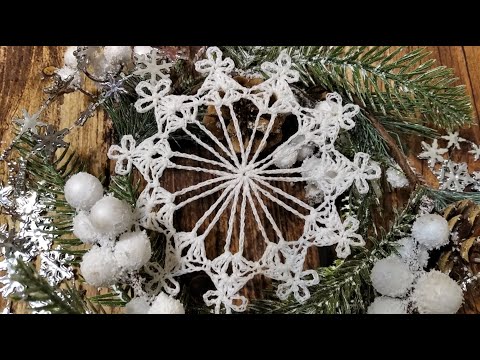 Видео: СНЕЖИНКА крючком /SNOWFLAKE crochet ❄️