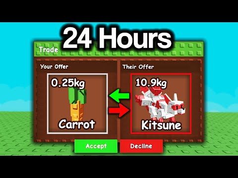 Видео: Обмен от Моркови до Кицунэ за 24 часа