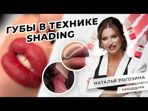 Видео: Как сделать ГУБЫ в технике «Shading»? | Мастер PMU Наталья Рогозина