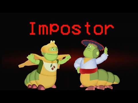 Видео: Лунтик в Among Us | Вупсень и Пупсень предатели