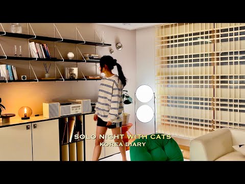 Видео: Уютный вечерний ритуал в Корее 🌙 | Slow Living забота о себе с котами