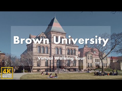 Видео: Университет Брауна (Brown University) - виртуальная пешеходная экскурсия [4k 60fps]