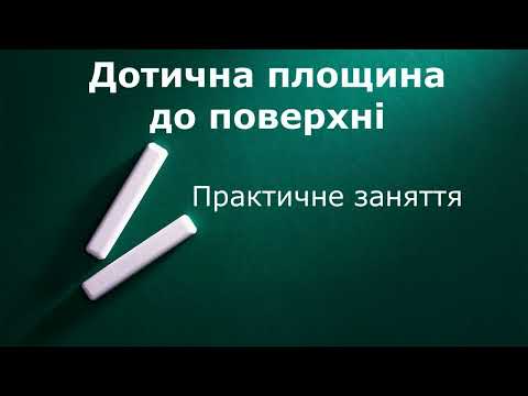 Видео: Рівняння дотичної площини до поверхні  Практика