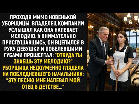 Видео: "Откуда ты знаешь эту мелодию?" Уборщица недоуменно глядела на побледневшего начальника...
