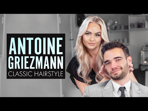 Видео: Короткая стрижка Антуана Гризманна — классическая стрижка для мужчин