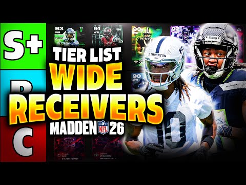 Видео: РЕЙТИНГ ЛУЧШИХ принимающих в Madden 26!!