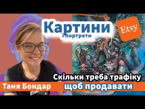 Видео: (25) Картини і портрети на Etsy. Просування кастомних товарів, залучення візитів, SEO, реклама