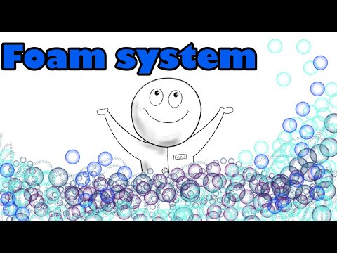 Видео: High expansion foam system. Система пенотушения пожаров. Как тушат пожар пеной, как работает система