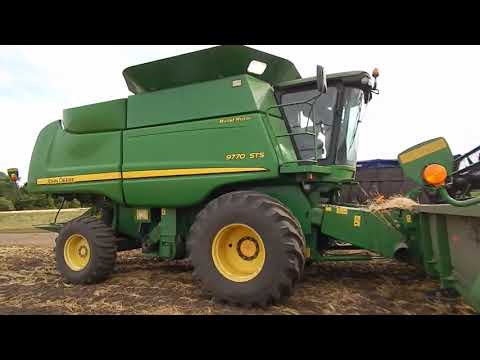 Видео: Комбайн John Deere 9770 STS. Уборка рапса 2019