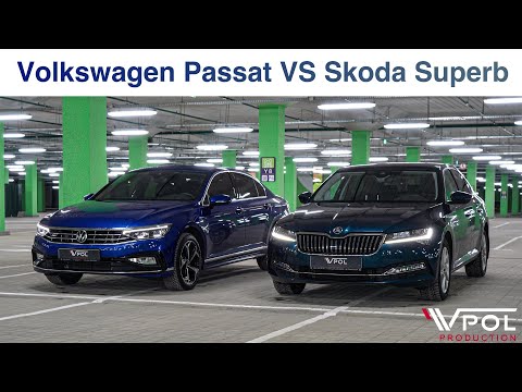Видео: БИТВА РЕСТАЙЛИНГОВ. Volkswagen Passat VS Skoda Superb. Сравнительний Тест-Драйв.